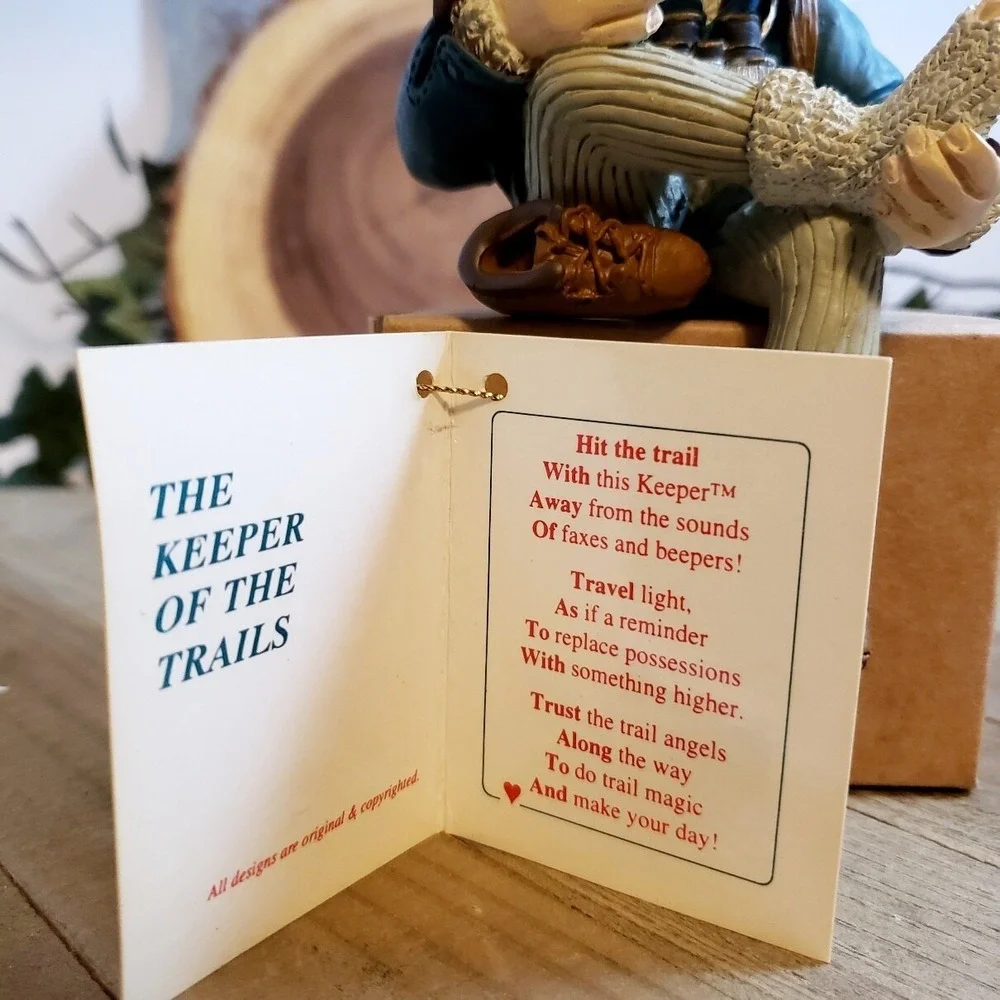 The Keeper Of‎  The Trails Mantle Desk or Shelf Figurine Shenandoah  NIB
